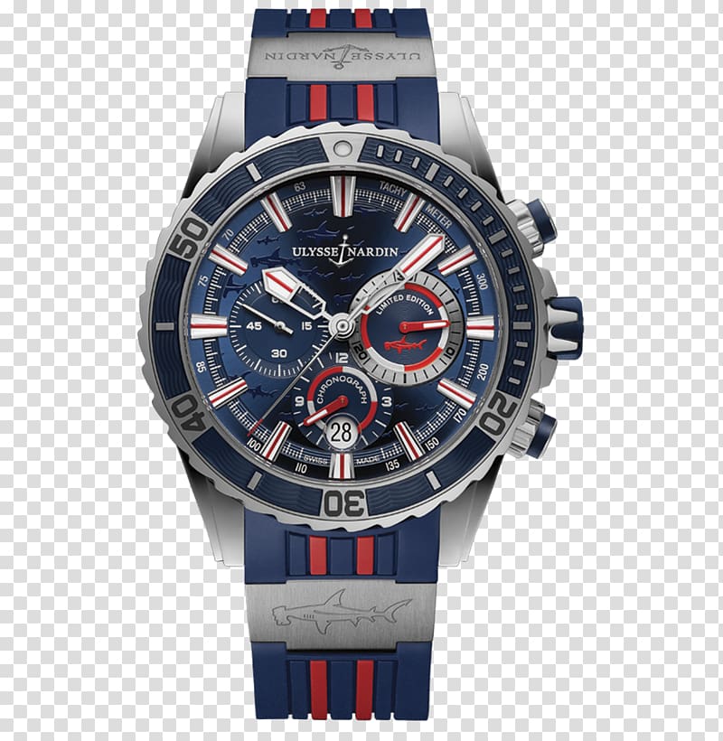 Ulysse Nardin Le Locle Diving watch Marine chronometer, watch transparent background PNG clipart