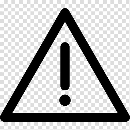 Exclamation mark Interjection Warning sign Advarselstrekant Triangle, triangle transparent background PNG clipart