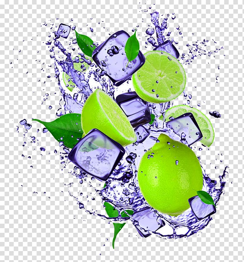 Mojito Lemon Ice , Summer lemon ice free of material transparent background PNG clipart