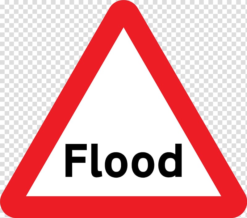 Flood Warning sign Traffic sign , traffic sign transparent background PNG clipart