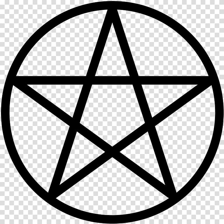 Pentagram Pentacle Wicca Paganism Symbol, symbol transparent background PNG clipart