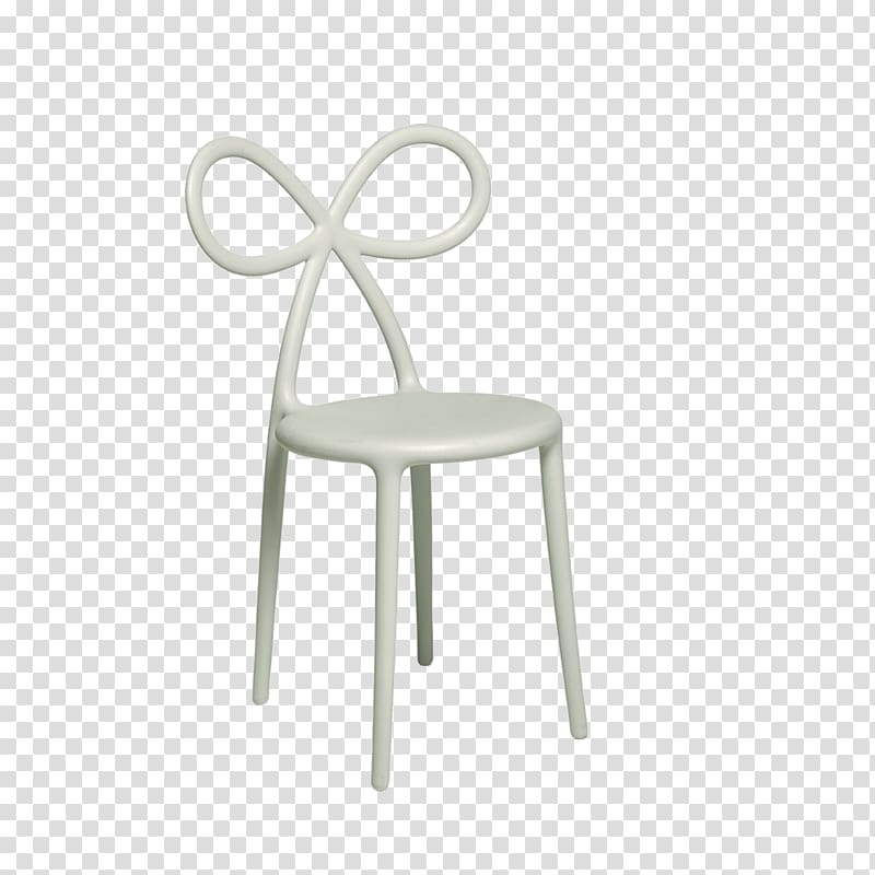 Qeeboo, Ribbon Chair, Black Furniture Polypropylene stacking chair Qeeboo Rabbit Chair, chair transparent background PNG clipart