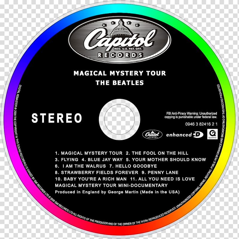 Compact disc Magical Mystery Tour The Beatles Music Fan art, Magical Mystery Tour transparent background PNG clipart