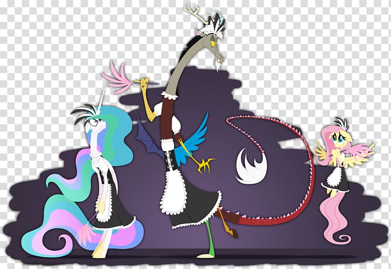 Rarity Rainbow Dash French maid Pony, maid transparent background PNG clipart