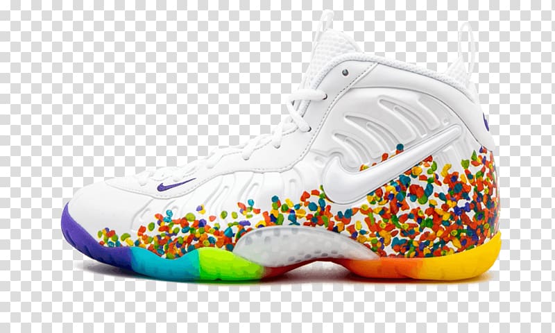 Air Force 1 Nike Air Max Post Fruity Pebbles Cereals Shoe, fruity pebbles transparent background PNG clipart