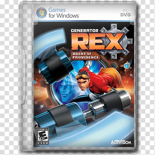 Generator Rex PC DVD case, pc game technology games video game software, Generator Rex Agent of Providence transparent background PNG clipart