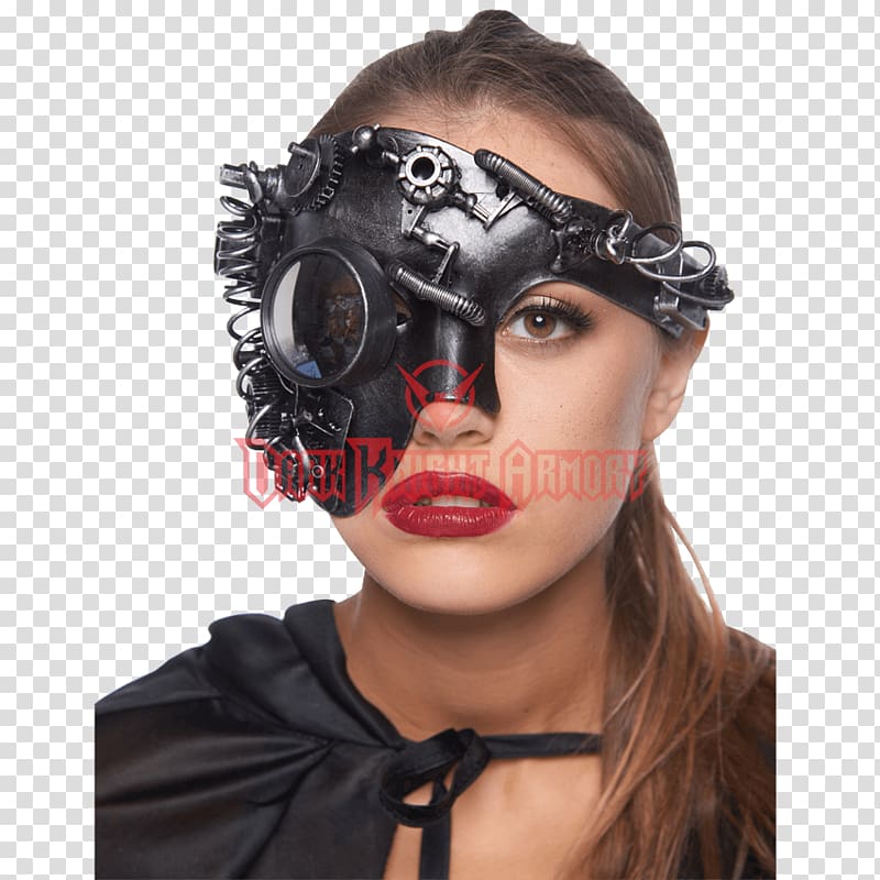 Goggles Glasses Masque Mask, monocle steampunk transparent background PNG clipart