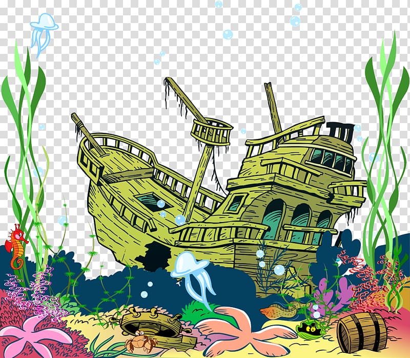 Illustration Seabed, sea transparent background PNG clipart