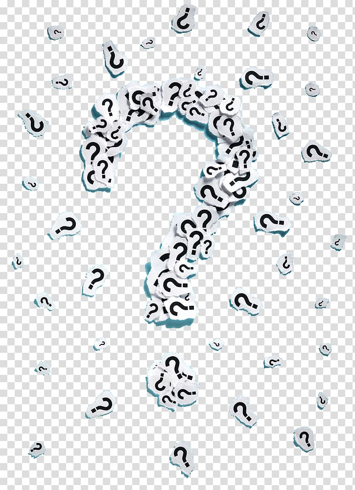 papers with question mark print illustration, Question mark , question mark transparent background PNG clipart