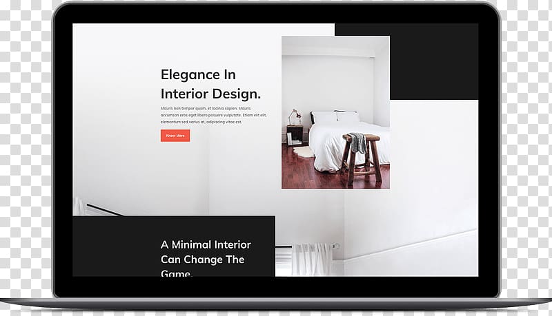 Page layout Web design Interior Design Services, Case Study transparent background PNG clipart