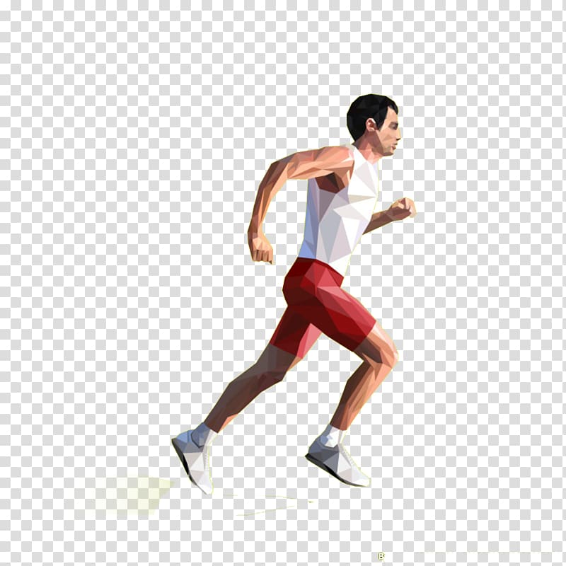 Running Illustration, The Running Man transparent background PNG clipart