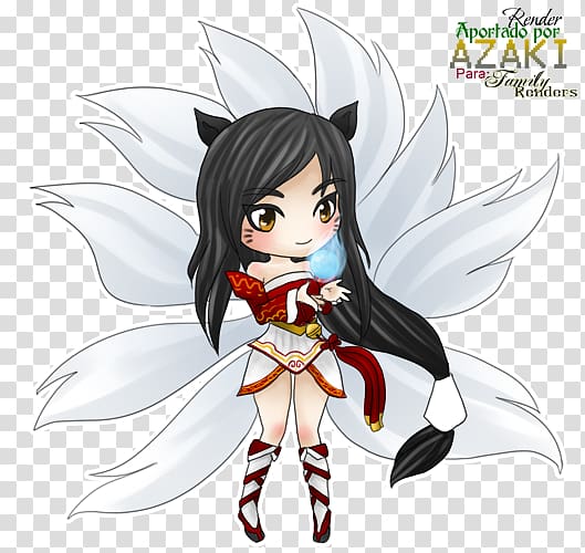 League of Legends Ahri Mangaka BTS Chibi, League of Legends transparent background PNG clipart