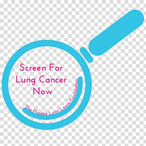 Lung cancer screening Brand Logo, transparent background PNG clipart