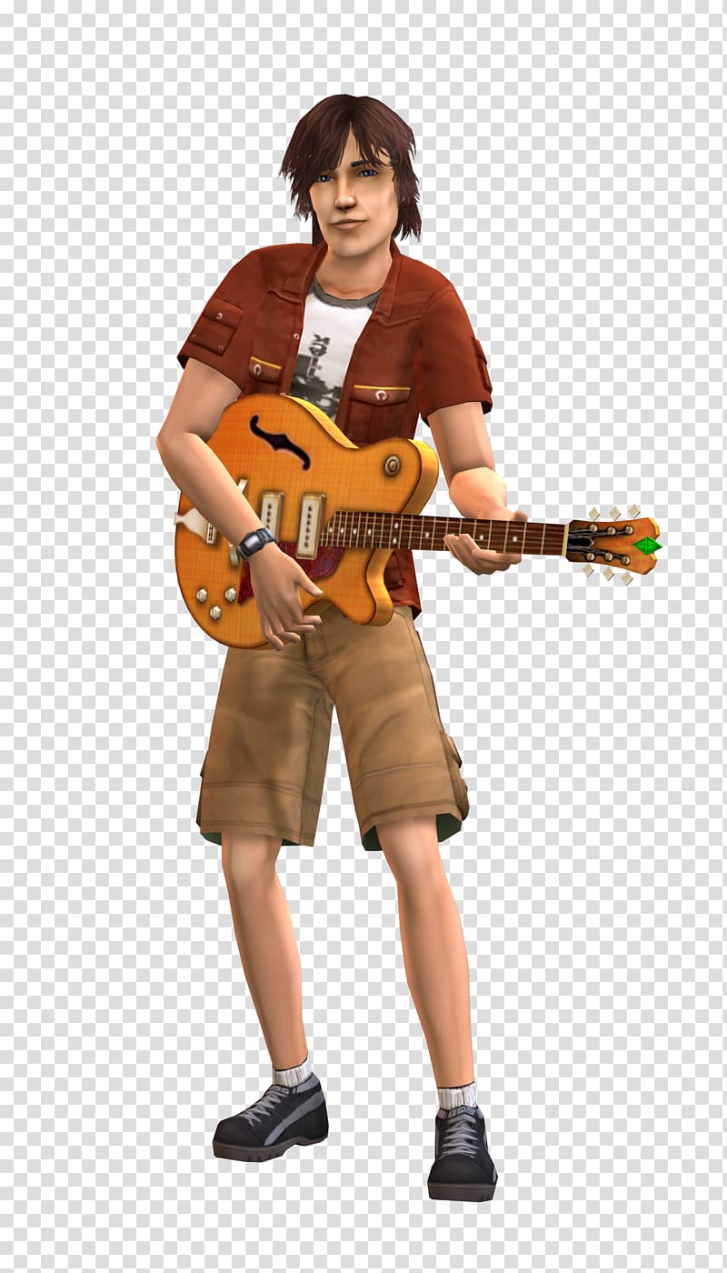 The Sims 2: University The Sims 3: University Life Bass guitar, others transparent background PNG clipart