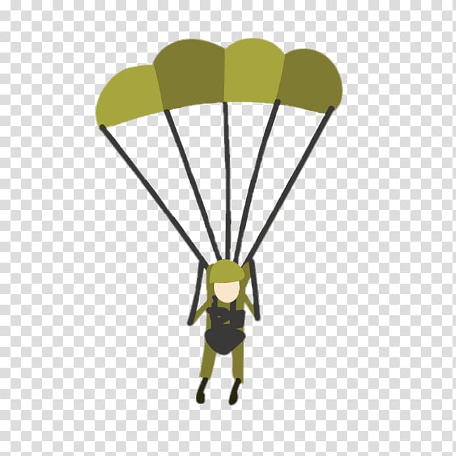 soldier parachuting graphic, Military Parachute transparent background PNG clipart