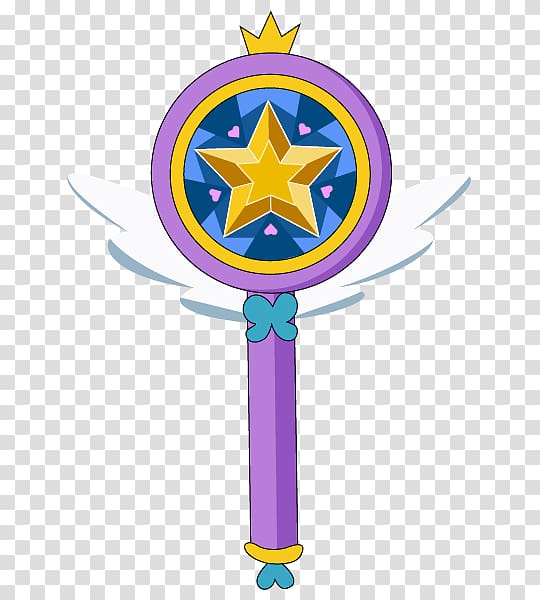 Marco Diaz Wand Sticker Star, Princess wand transparent background PNG clipart