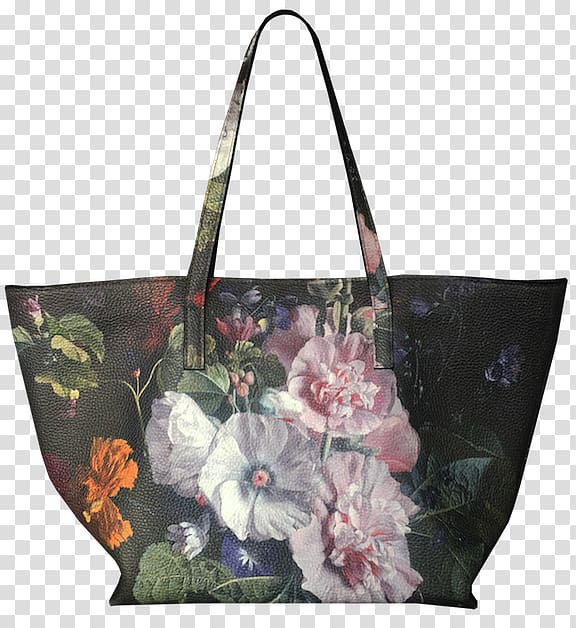 Paige Gamble Tote bag Handbag Leather, blush floral transparent background PNG clipart