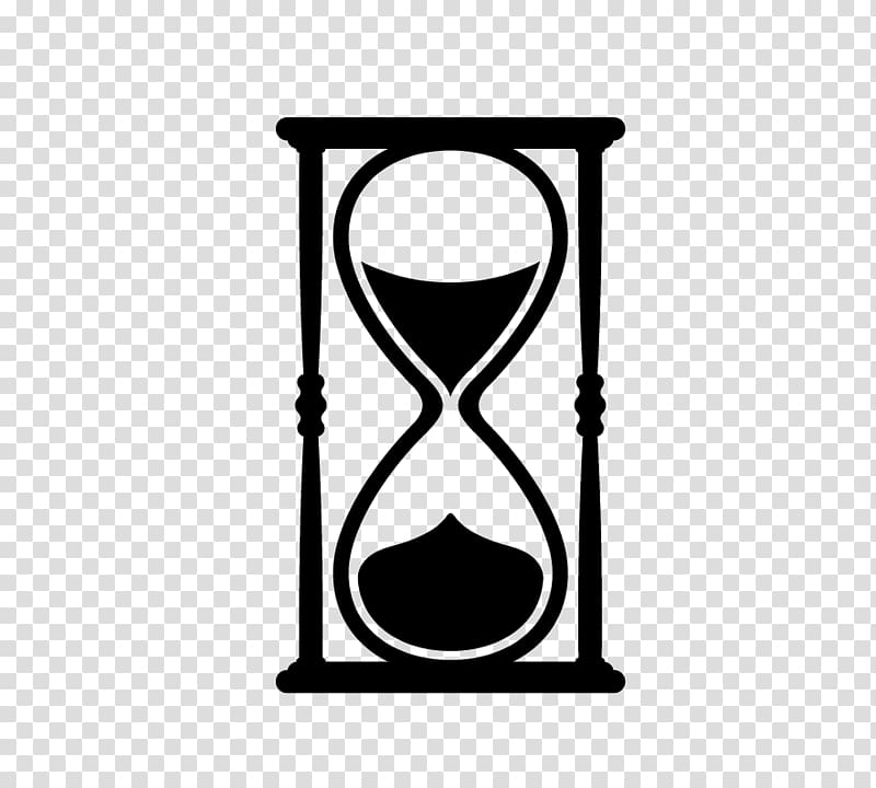 Hourglass Alarm clock, Cartoon hourglass transparent background PNG clipart