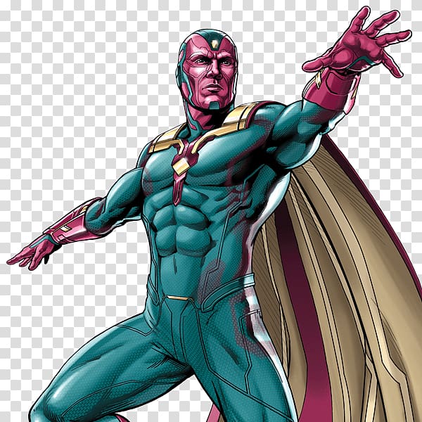 Dr. Strange illustration, Vision Iron Man Ant-Man Superhero Ultron, Marvel Vision transparent background PNG clipart