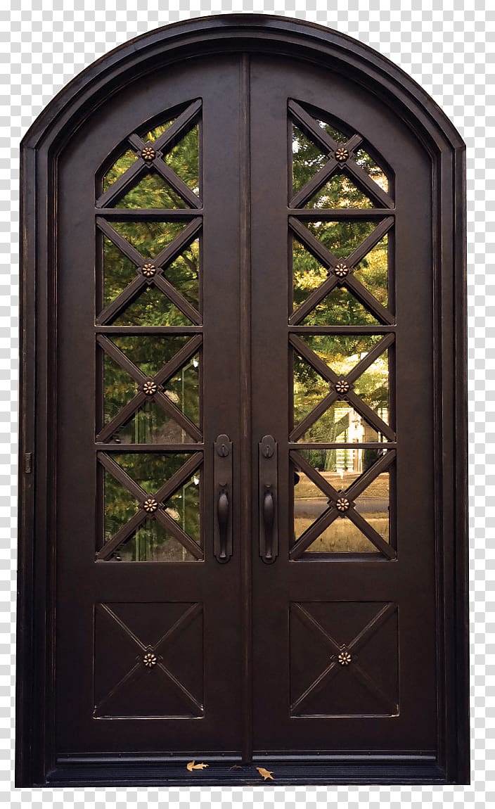 Door Window Wrought iron Steel, Iron door transparent background PNG clipart