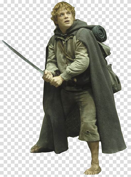 Samwise Gamgee, Samwise Gamgee Frodo Baggins Peregrin Took Galadriel Meriadoc Brandybuck, lord of the rings transparent background PNG clipart