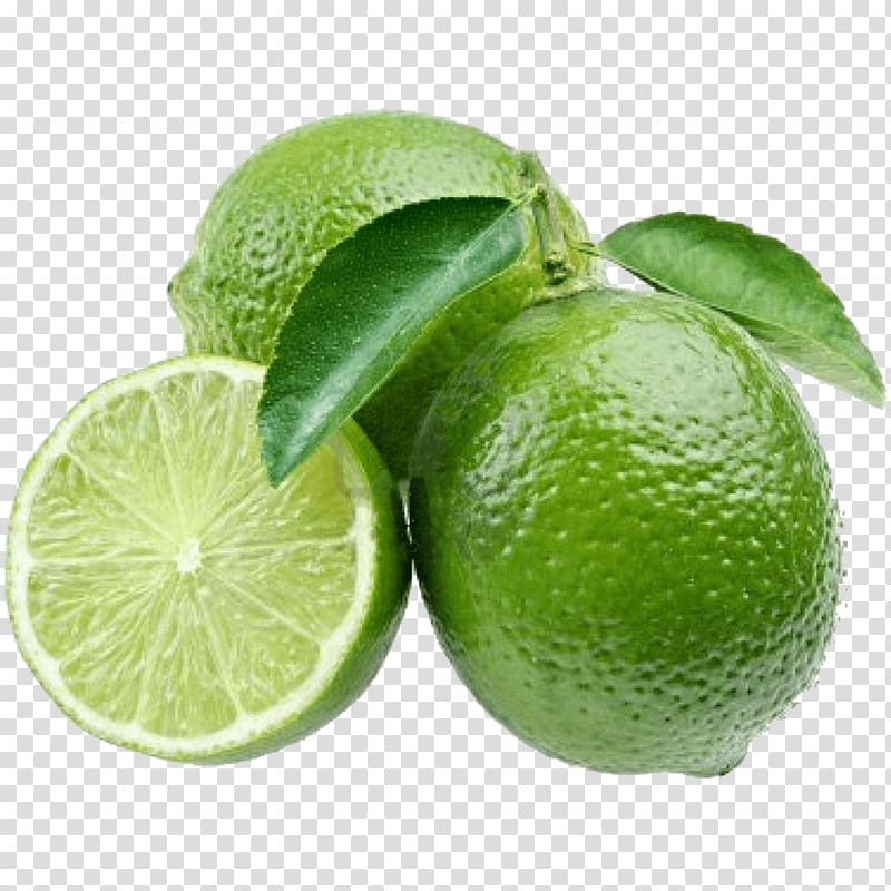three green limes, Lime Close Up transparent background PNG clipart