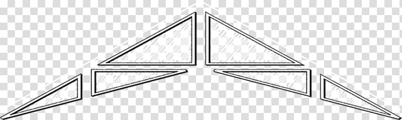 Triangle, metal truss transparent background PNG clipart