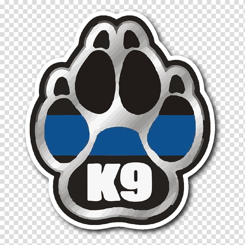 German Shepherd Police dog Paw Decal Sticker, boutique car stickers transparent background PNG clipart
