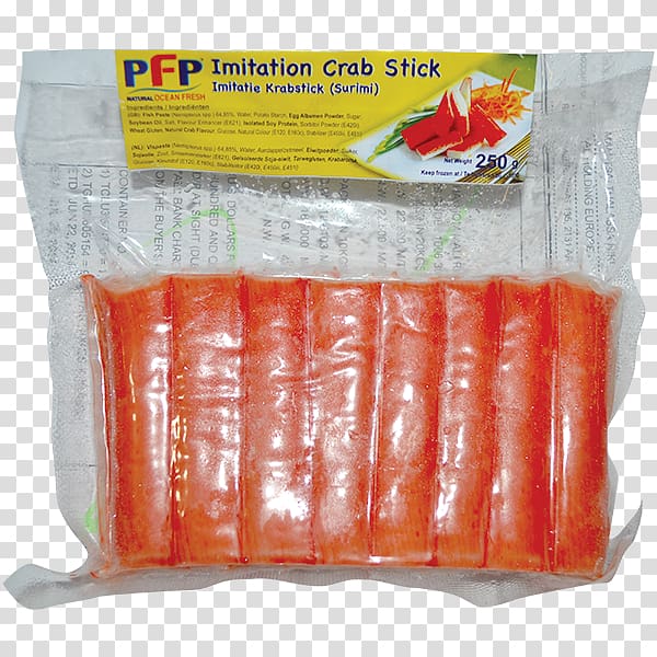 Crab stick Fish ball Surimi Squid as food, Crab Stick transparent background PNG clipart