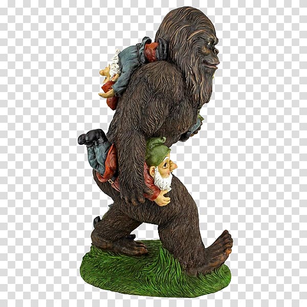 Garden Gnome Bigfoot Garden Ornament Statue Gnome Transparent