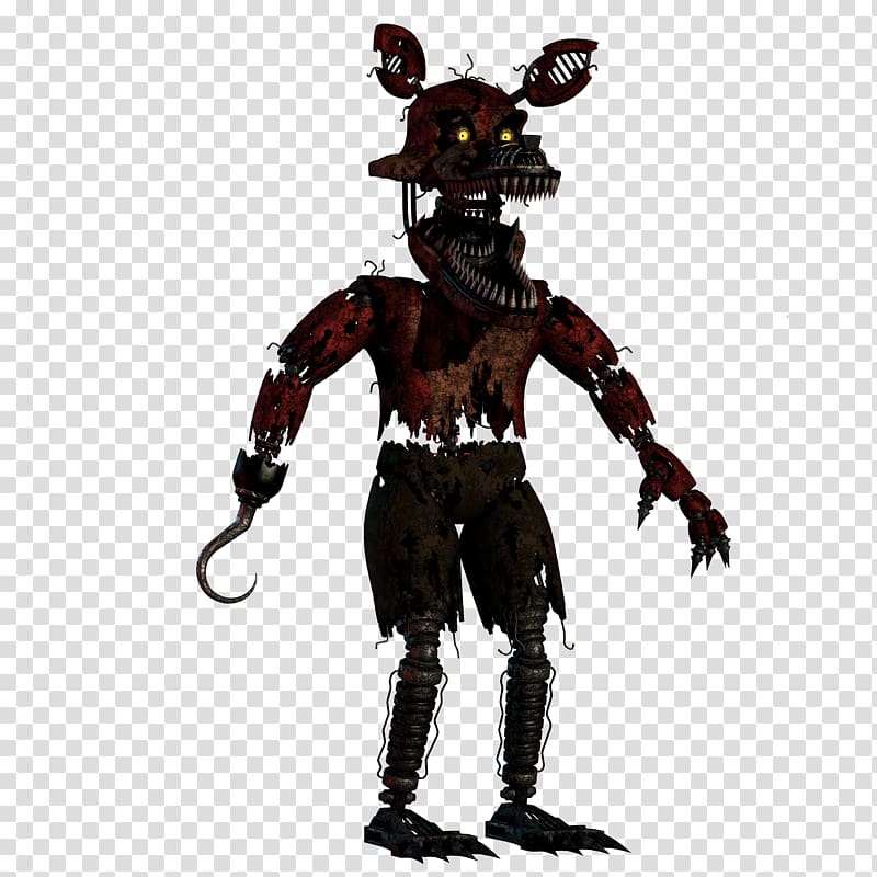 Five Nights At Freddys 2 Drawing Animatronics - Five Nights At Freddy's 2 Withered  Foxy, HD Png Download - kind…