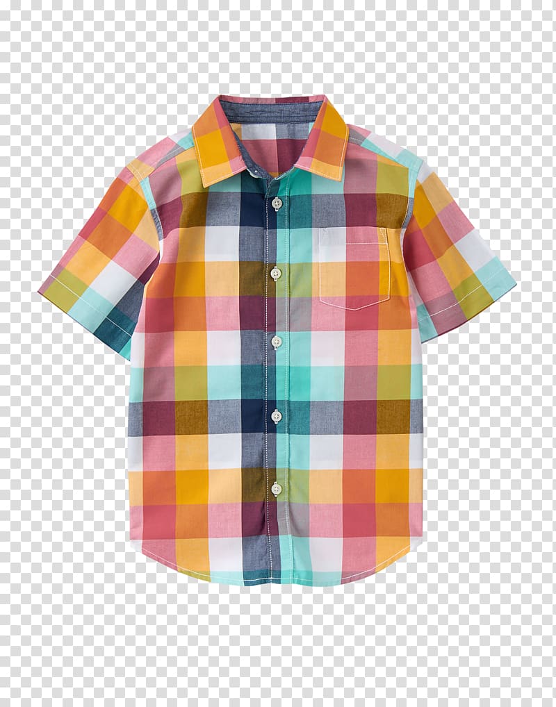 Blouse Sleeve Boy Collar Toddler, Plaid Shirt transparent background PNG clipart