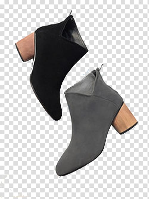Boot Shoe, Women\'s High Heels transparent background PNG clipart