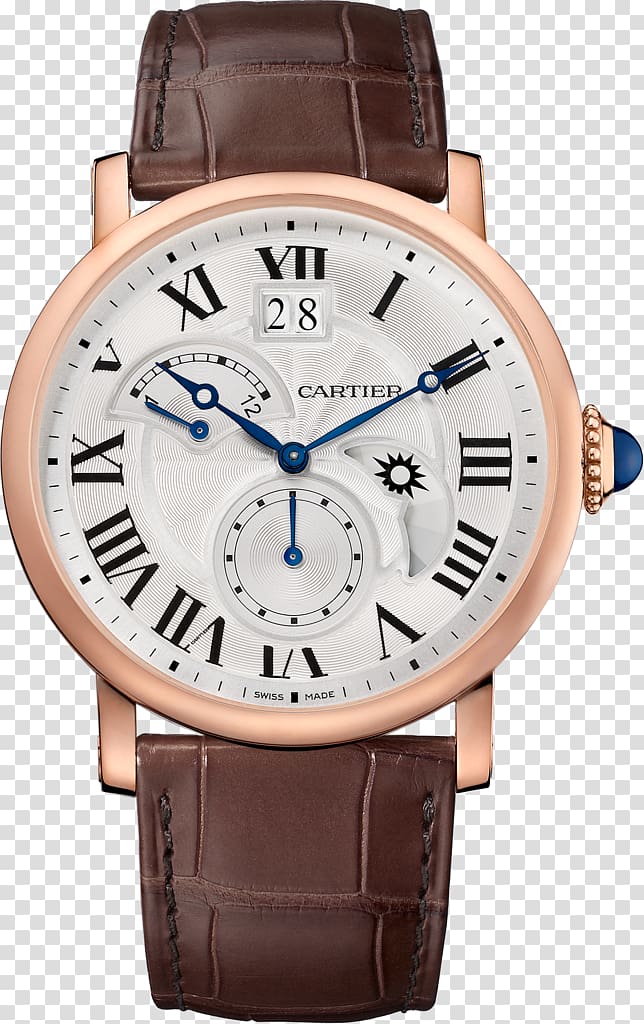 Cartier Tank Watch Gold Love bracelet, watch transparent background PNG clipart