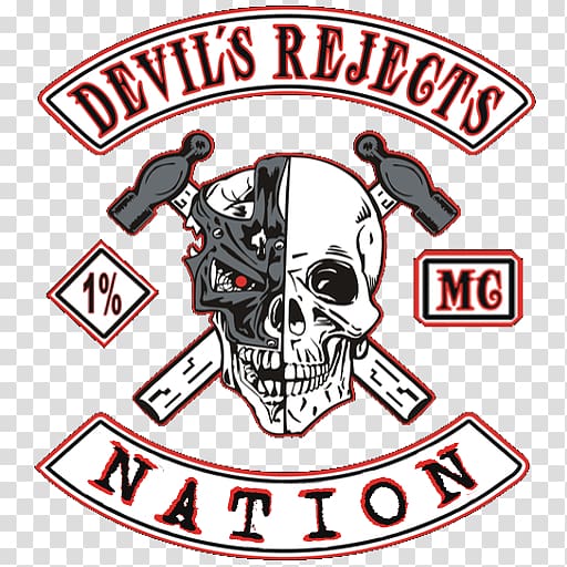 Outlaws Motorcycle Club Logo Red Devils MC, motorcycle transparent background PNG clipart