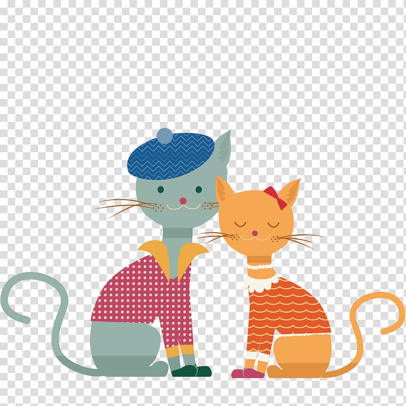Cat, Loving cat transparent background PNG clipart