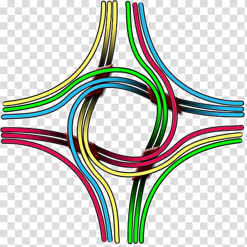 Road junction Interchange Intersection, Highway Intersection transparent background PNG clipart