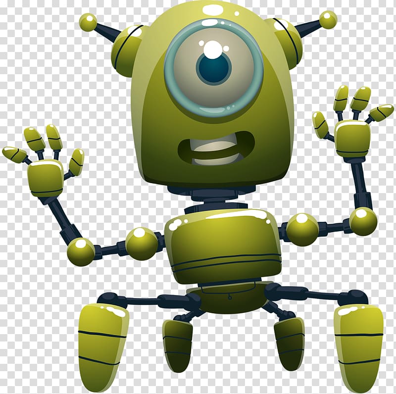 Green Robot transparent background PNG cliparts free download | HiClipart