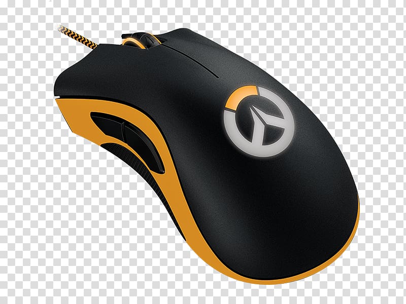 Computer mouse Overwatch Razer DeathAdder Chroma Razer Inc. Computer keyboard, Computer Mouse transparent background PNG clipart