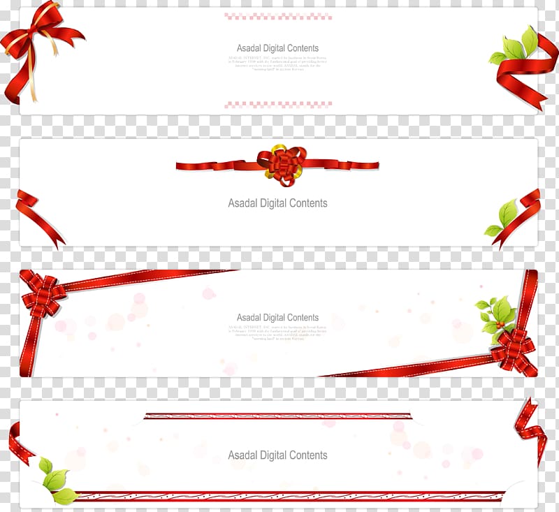 Ribbon Adobe Illustrator Euclidean , Red ribbon horizontal text box material transparent background PNG clipart