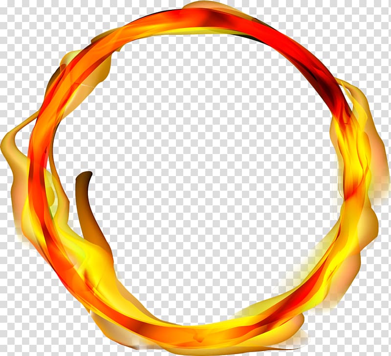 red and yellow flame ring design, Ring of Fire Flame, Ring of Fire transparent background PNG clipart