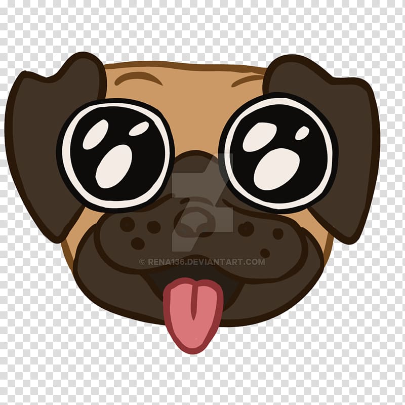 Pug Puppy Dog breed Giant panda , cute pug transparent background PNG clipart