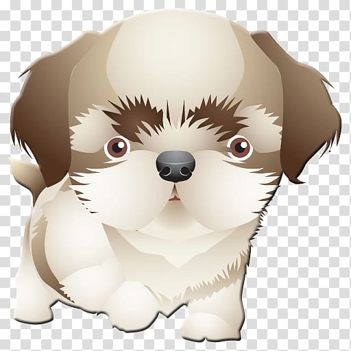 Puppy Dog breed Shih Tzu Drawing , tzu transparent background PNG clipart