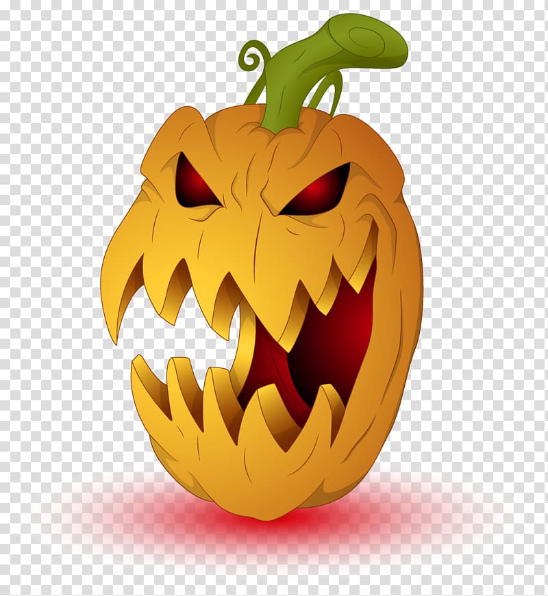 Pumpkin Halloween Jack-o-lantern , Creepy transparent background PNG clipart