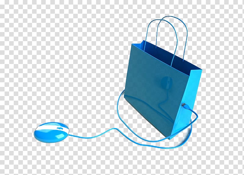 blue corded mouse, Online shopping, Online Shopping Hd transparent background PNG clipart