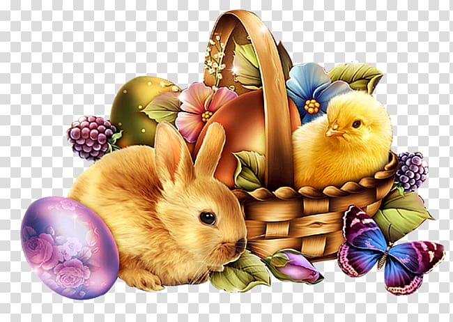 Easter Bunny Wedding invitation Resurrection of Jesus Chicken, chicken transparent background PNG clipart