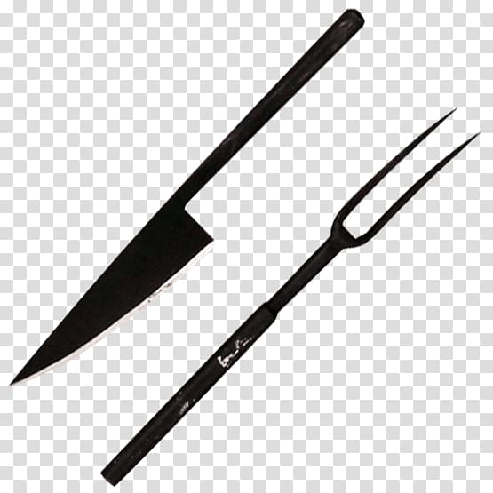 Throwing knife Kitchen Knives Table Fork, knife transparent background PNG clipart