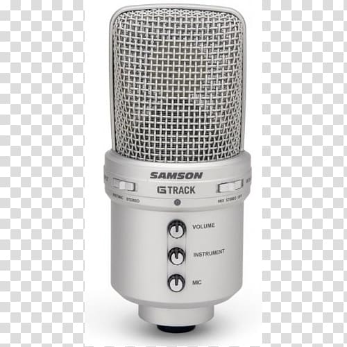 Microphone Samson G-Track Sound Cards & Audio Adapters USB, microphone transparent background PNG clipart