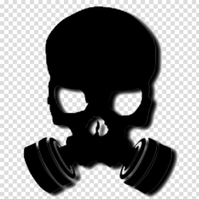 Gas mask Skull Decal, skull transparent background PNG clipart