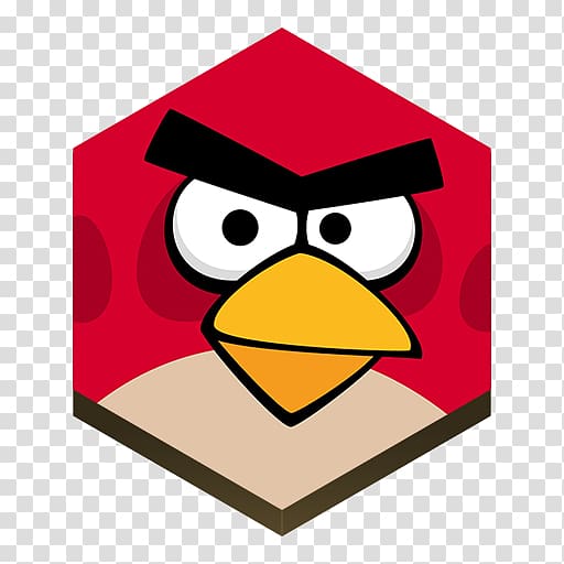 red Angry Bird , art area beak illustration, Game angry birds transparent background PNG clipart